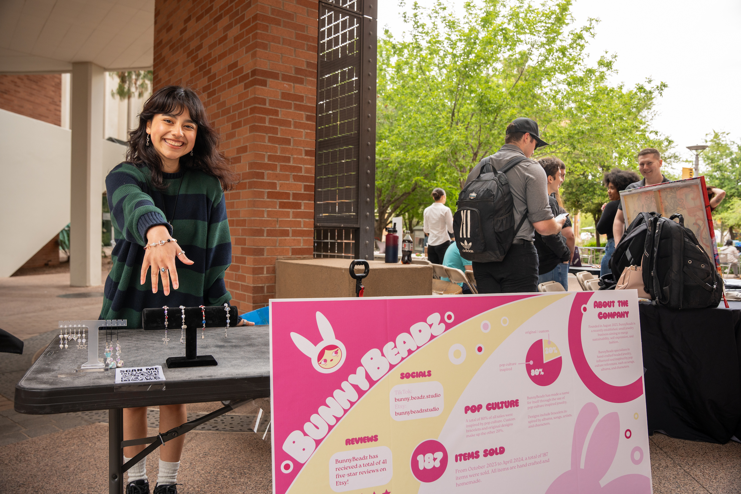 Elizabeth Bejarano is the founder of Bunny Beadz.